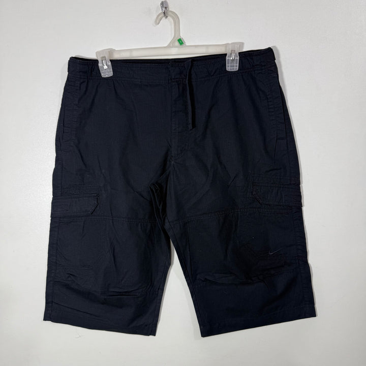 NIKE THREE QUARTER CARGO COTTON SHORT BRAND NEW BLACK COLOUR