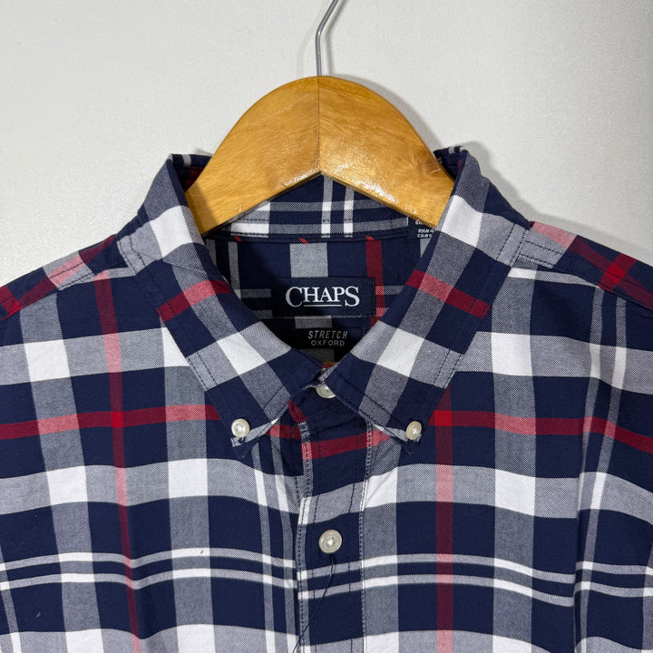CHAPS BUTTON DOWN OXFORD COTTON SHIRT BRAND NEW