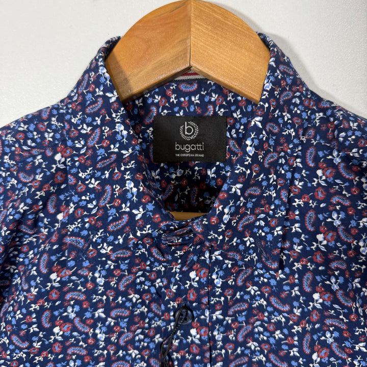 BUGATTI PRINTED COTTON SHIRT BRAND NEW