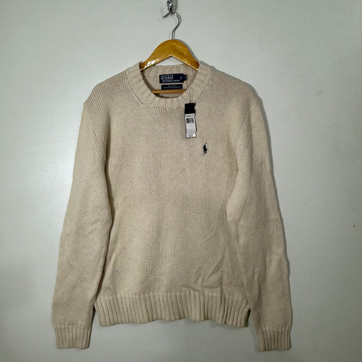 RALPH LAUREN POLO MOCK NECK KNITED COTTON SWEATER BRAND NEW