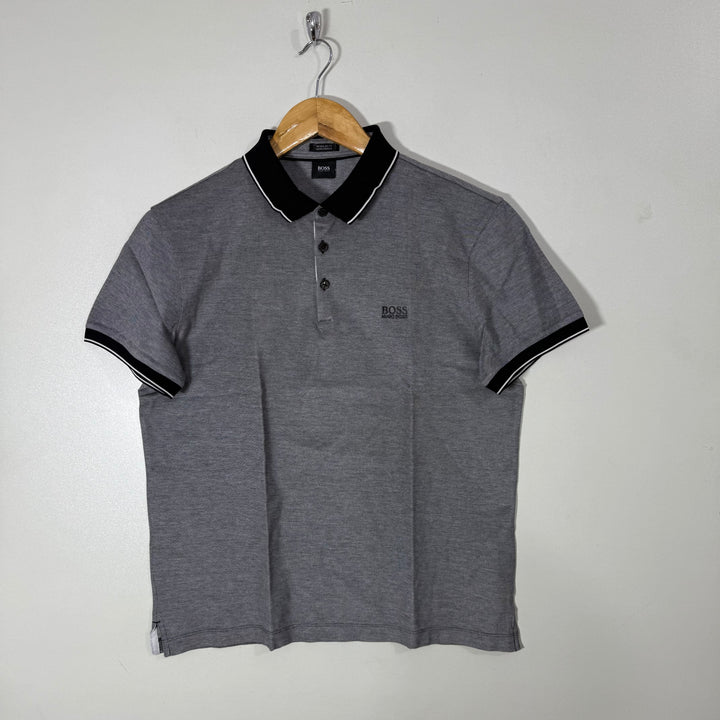 HUGO BOSS REGULAR FIT COTTON POLO TSHIRT