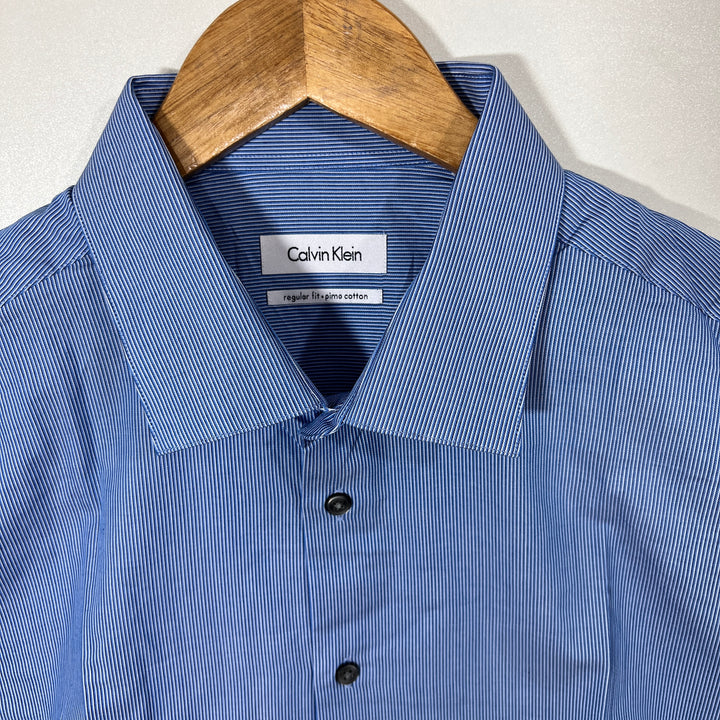 CALVIN KLEIN REGULAR FIT PIMA COTTON FORMAL SHIRT BRAND NEW
