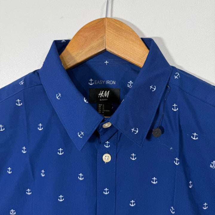 H&M SLIM FIT CASUAL COTTON SHIRT