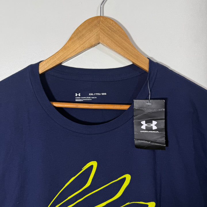 UNDER ARMOUR COTTON TSHIRT BRAND NEW BLUE COLOUR