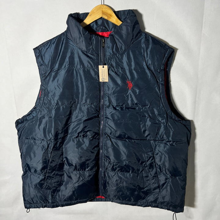 US POLO ASSN SLEEVES LESS PUFFER JACKET