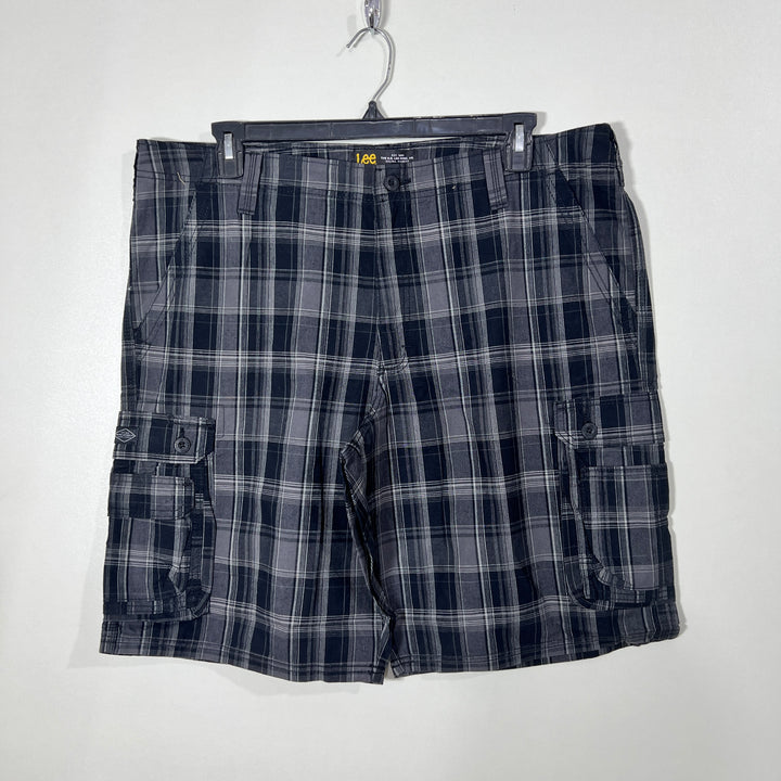 LEE CHECKERED CARGO COTTON SHORT