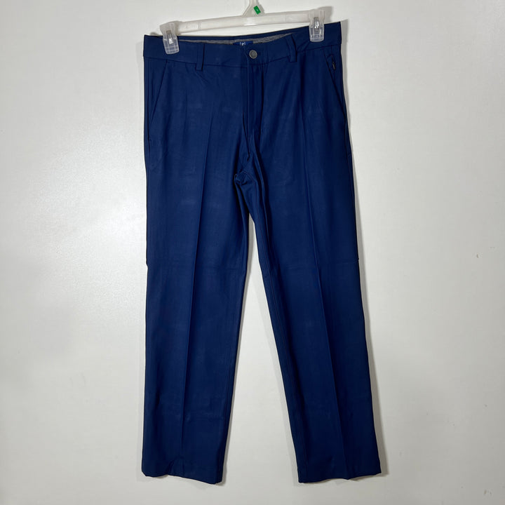 GEORGE STRAIGHT FIT PERFORMANCE PANT WITH STRETCH BLUS COLOUR