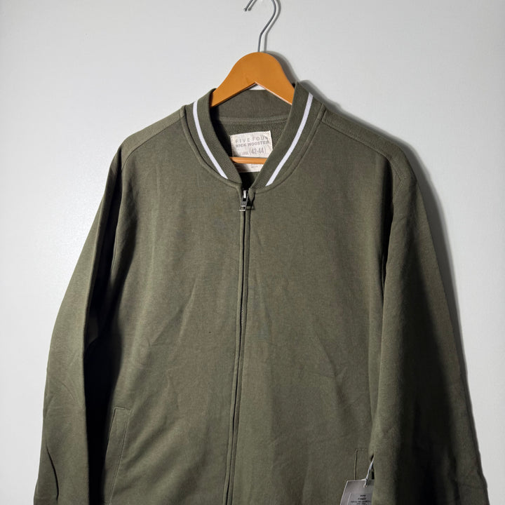 FIVE FOUR BEN COLLAR SWEAT JACKET BRAND NEW