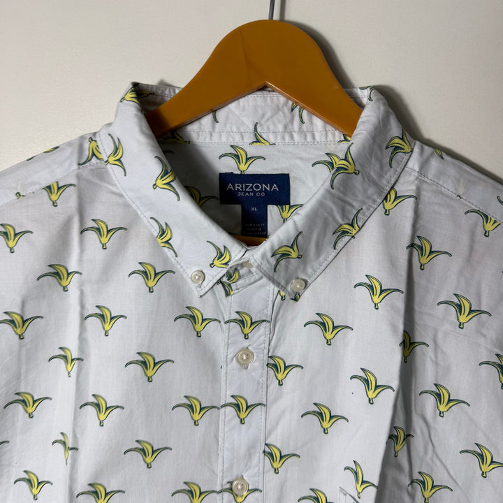 ARIZONA JEANS CO HALF ZLEEVES BUTTON DOWN SHIRT BRAND NEW