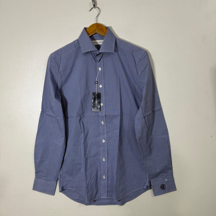 HOLDERNESS & BOURNE SEMI FORMAL COTTON CHECKERED SHIRT BRAND NEW WITH STRETCH