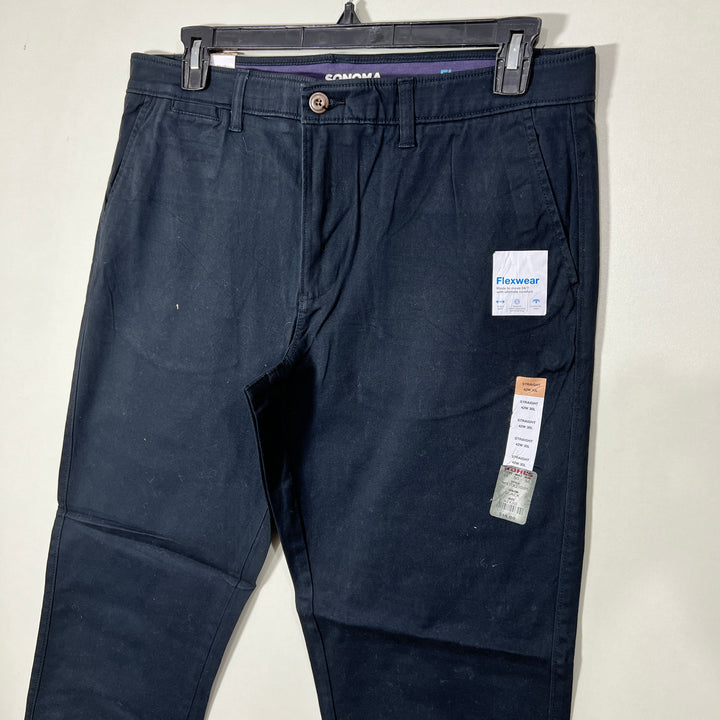SONOMA STRAIGHT FIT FLEXWEAR COTTON CHINO PANT BRAND NEW WITH STRETCH