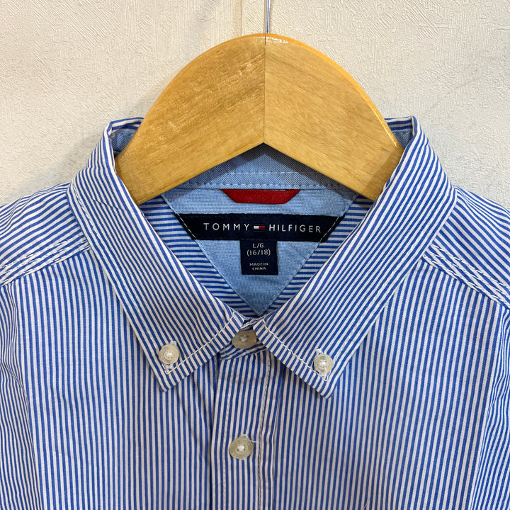 TOMMY HILFIGER BUTTON DOWN SEMI FORMAL COTTON SHIRT