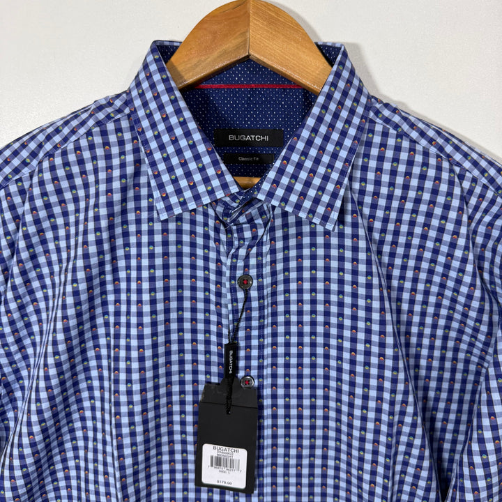 BUGATCHI CLASSIC FIT COTTON SHIRT BRAND NEW