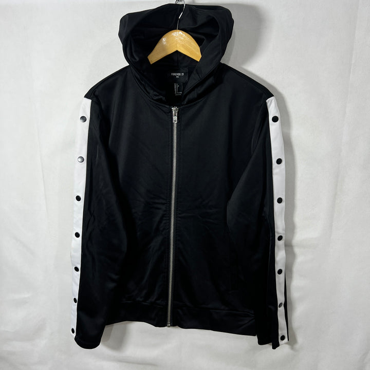 FOREVER 21 SPORT JACKET INNER FLEECE WITH HOOD