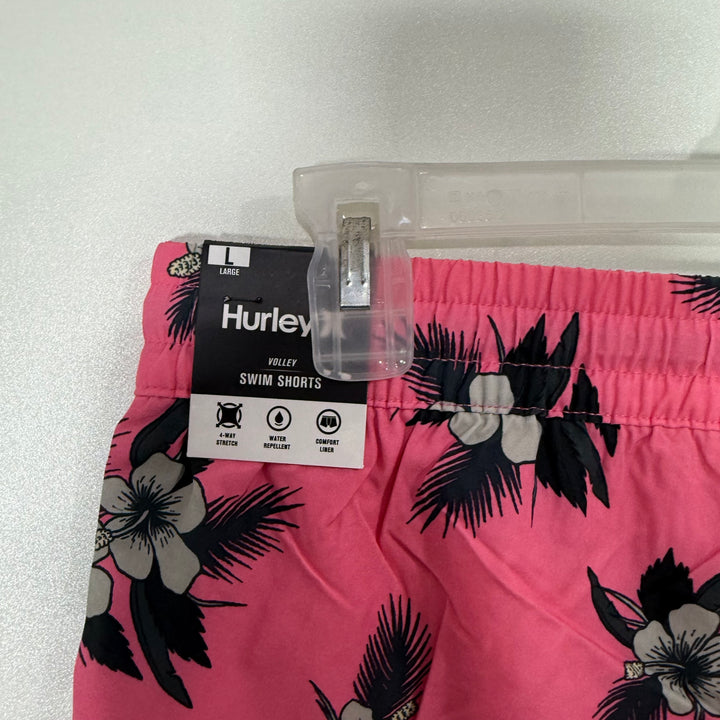 HURLAY PRINTED 4 WAY STRETCH SWIMWEAR SHORT BRAND NEW