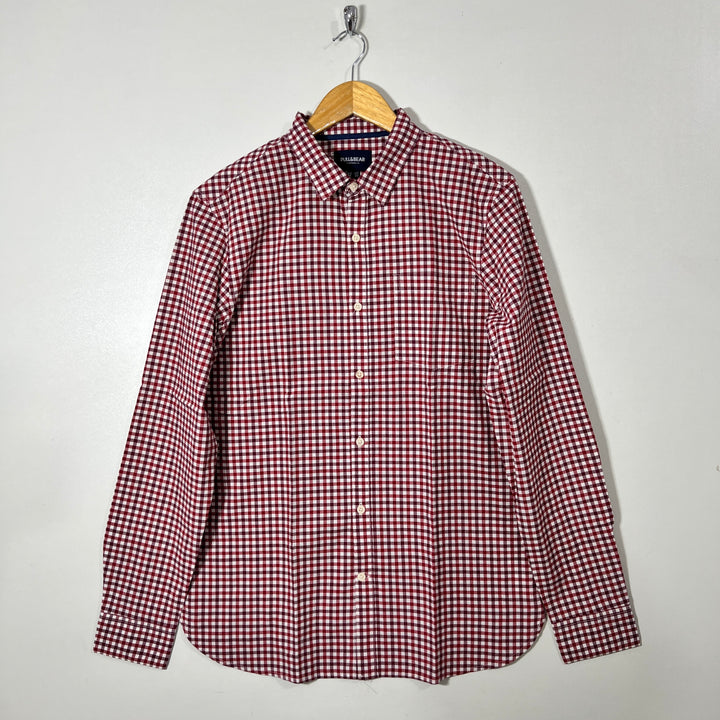 PULL & BEAR BUTTON DOWN CASUAL COTTON SHIRT