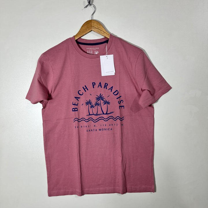 DENIM & FLOWER COTTON TSHIRT BRAND NEW