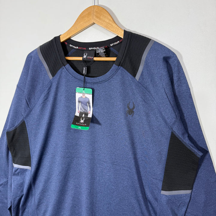 SPYDER LONG SLEEVES SPORT TSHIRT BRAND NEW BRAND NEW BLUE COLOUR