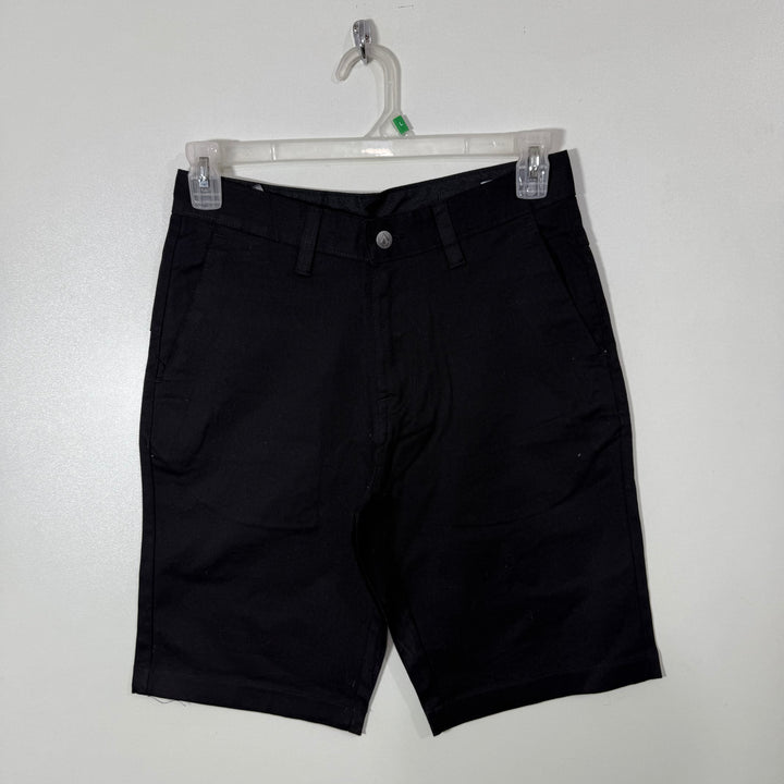 VOLCOM COTTON SHORT BLACK COLOUR WITH STRETCH