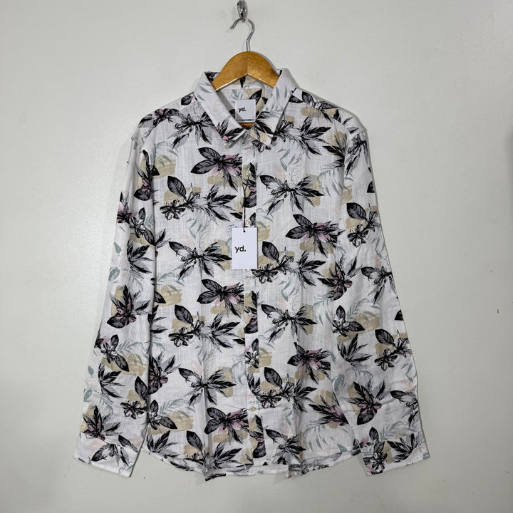 YS PRINTED VISCOSE LINEN SHIRT BRAND NEW