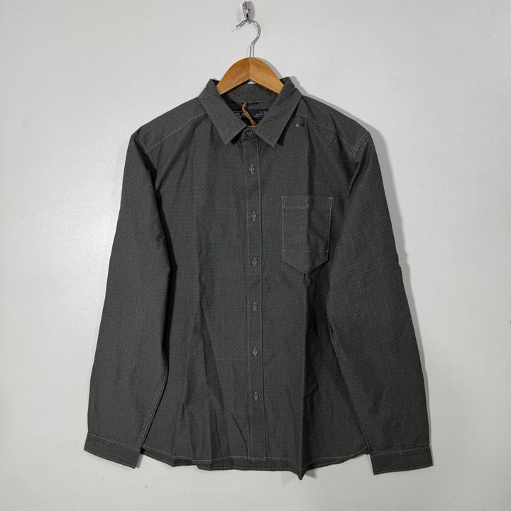 MOUNTAIN HARD WEAR COTTON SHIRT GREEN COLOUR
