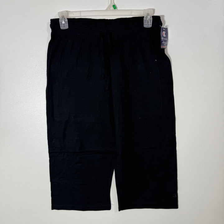 CHAMPION COTTON JARSEY THREE QUARTER SHORT BRAND NEW BLACK COLOUR