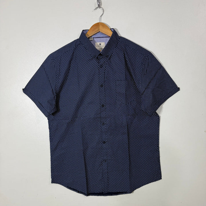 STEEL & JELLY BUTTON DOWN HALF SLEEVES SHIRT