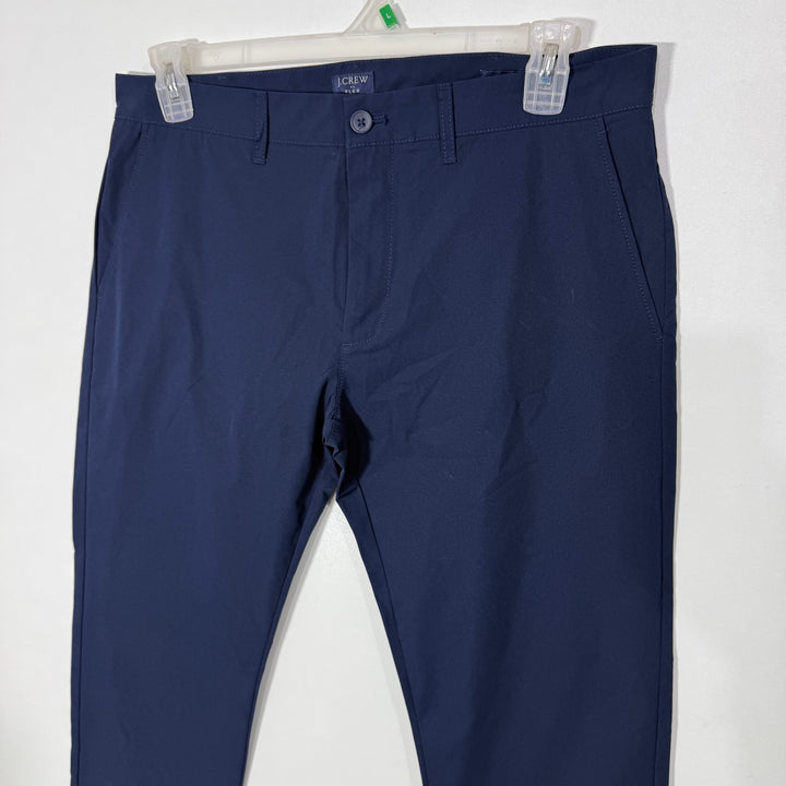 J CREW SLIM FIT PERFORMANCE PANT WITH STRETCH BLUE COLOUR