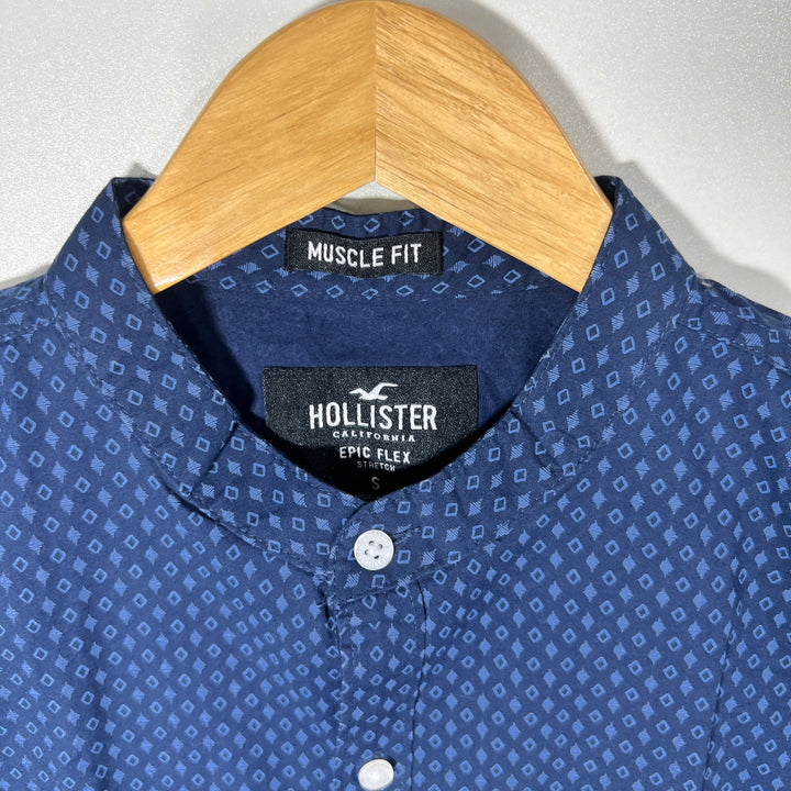 HOLLISTER BEN COLLAR HALF SLEEVES SHIRT