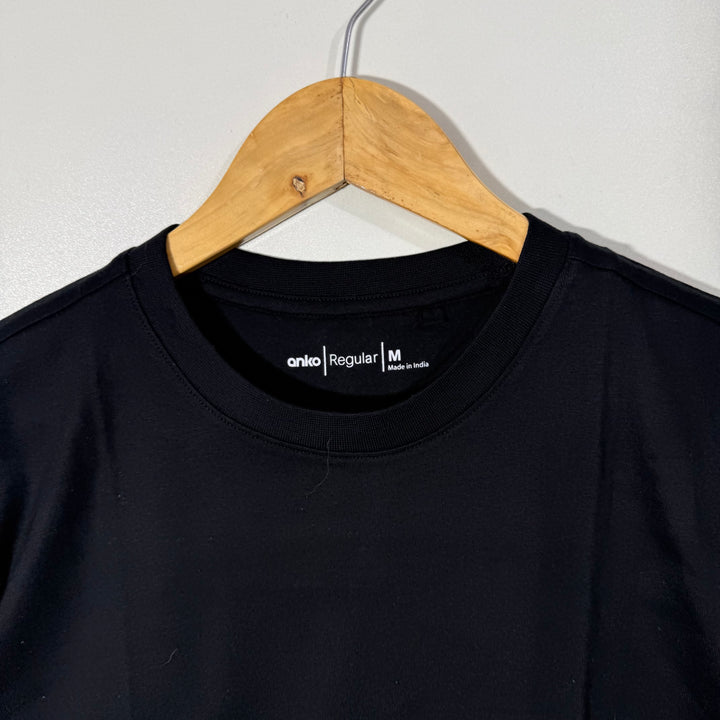 ANKO COTTON TSHIRT BLACK COLOUR