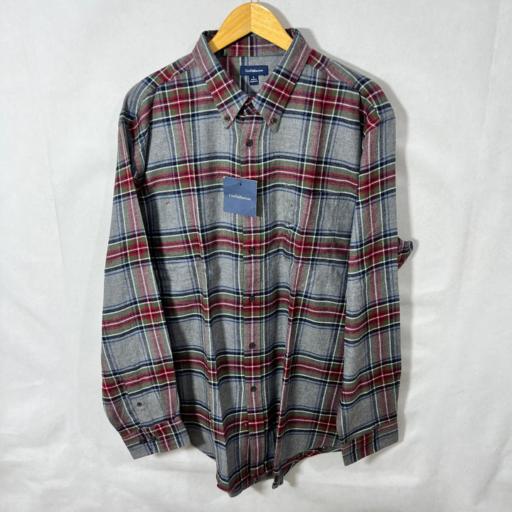 CROFT & BARROW BUTTON DOWN FLANNEL SHIRT BRAND NEW