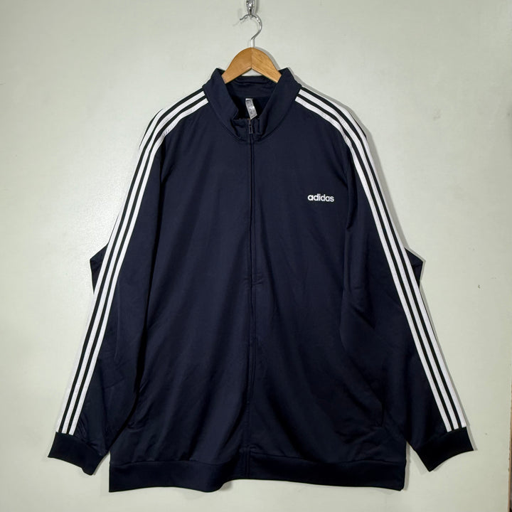 ADIDAS SPORT JACKET BLUE COLOUR INNER FLEECE