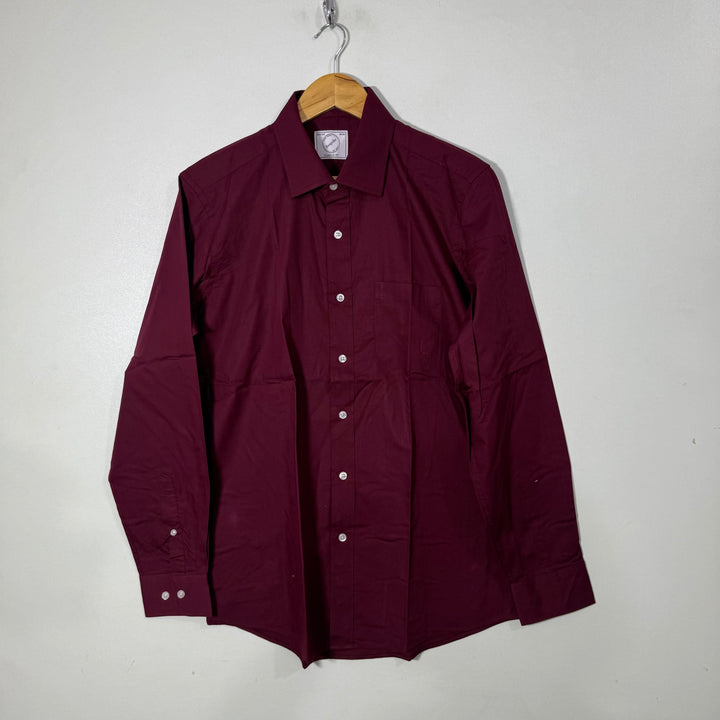 BESPOKE CLASSIC FIT COTTON FORMAL SHIRT
