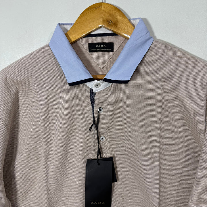 ZARA COTTON POLO TSHIRT BRAND NEW