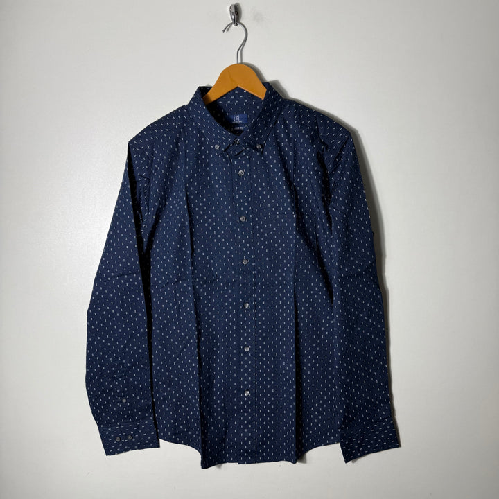 GEORGE CLASSIC FIT BUTTON DOWN CASUAL COTTON SHIRT BRAND NEW