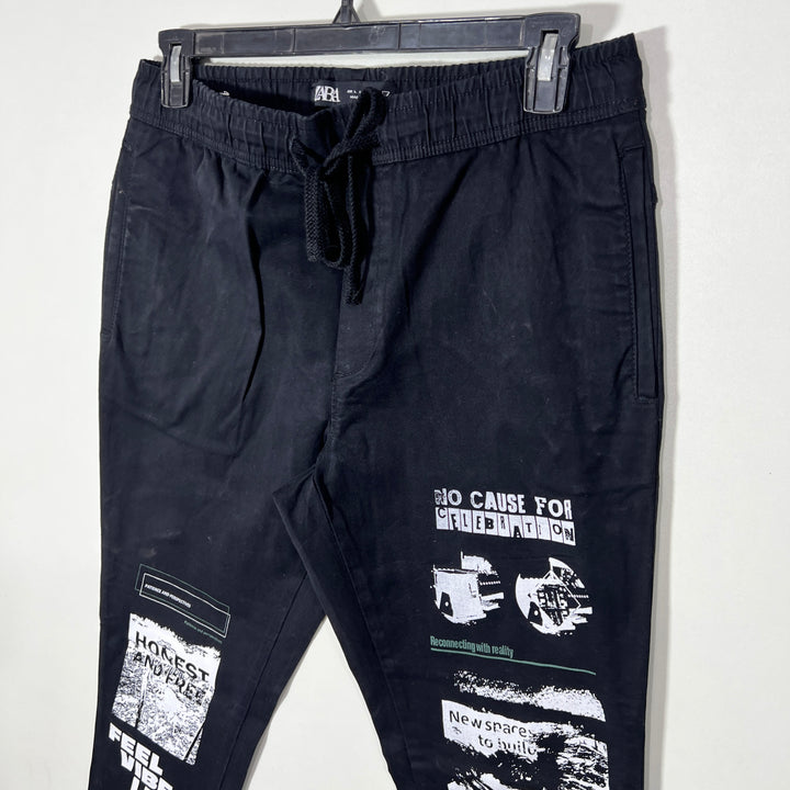 ZARA COTTON JOGGER PANT WITH STRETCH