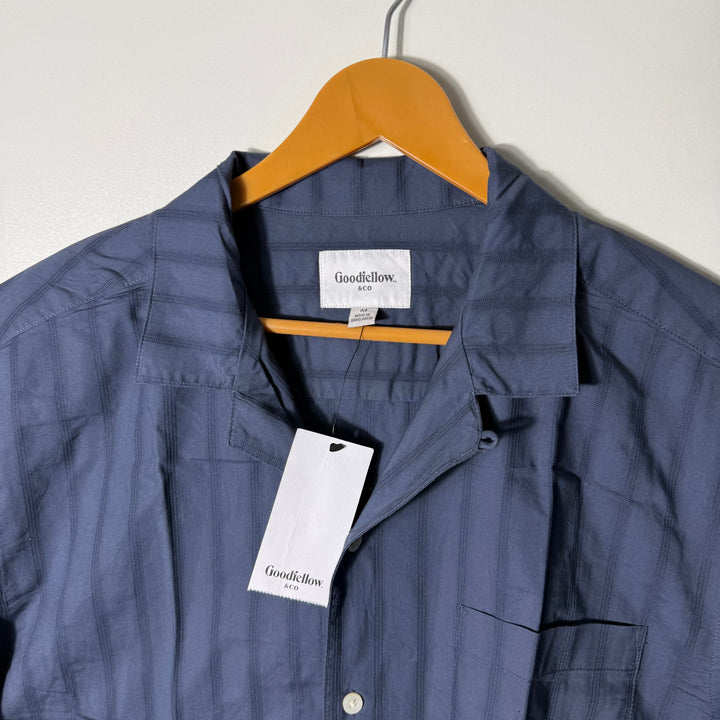 GOOD FELLOW &CO HALF SLEEVES CUBAN COLLAR SHIRT BRAND NEW
