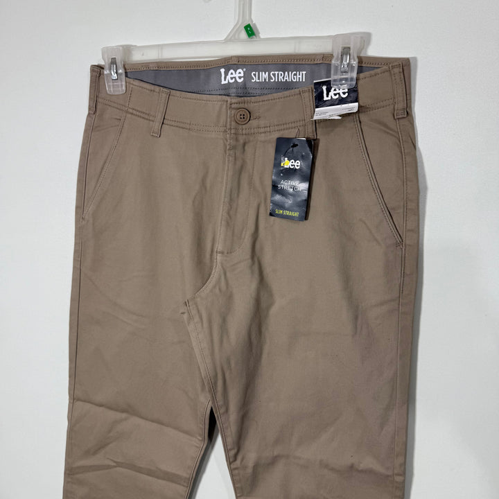 LEE SLIM STRAIGHT FIT COTTON PANT BRAND NEW
