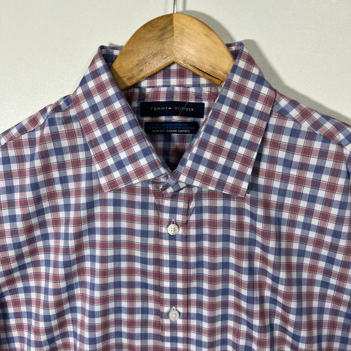 TOMMY HILFIGER SLIM FIT CHECKERED SHIRT
