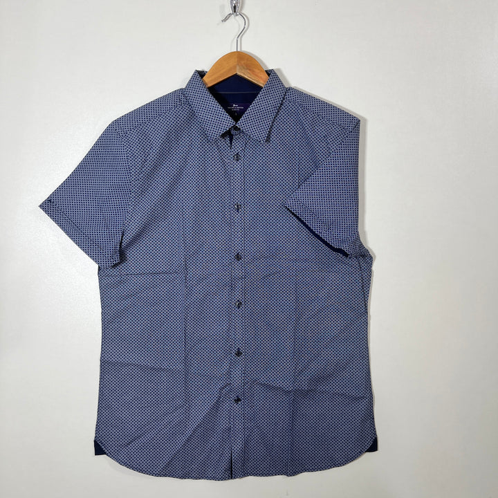 TAILOR & CUTTER BUTTON DOWN HALF SLEEVES SHIRT