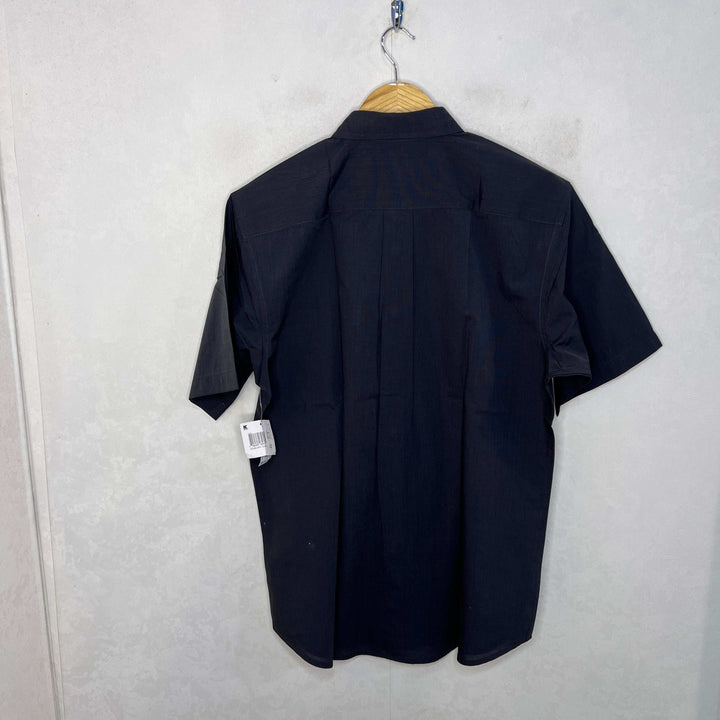 BASIC ADITIONS EASY CARE BUTTON DOWN HALF SLEEVES COTTON SHIRT BRAND NEW - JS BROTHERS 