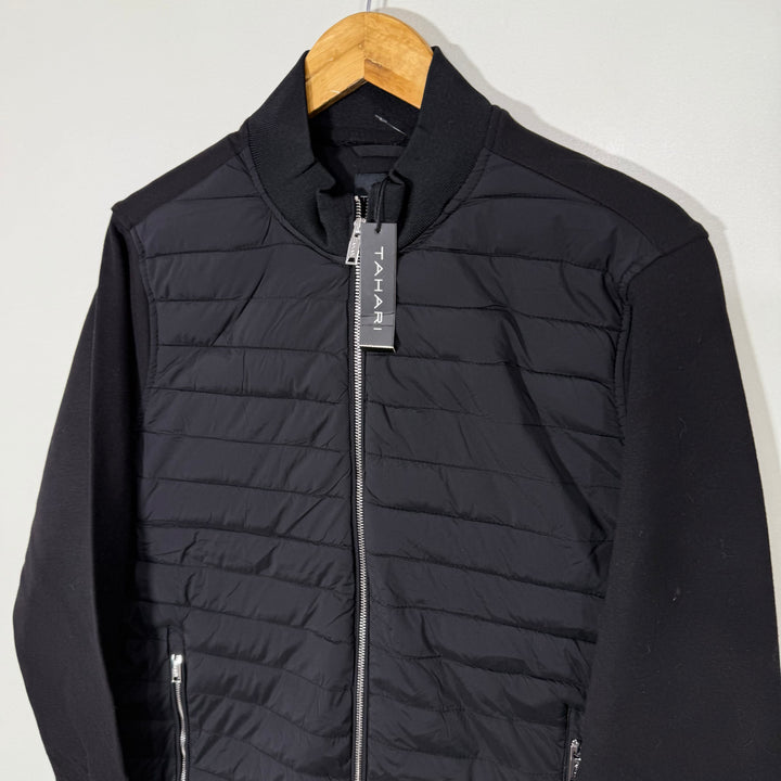TAHARI FLEECE FRONT PUFFER JACKET BRAND NEW BLACK COLOUR