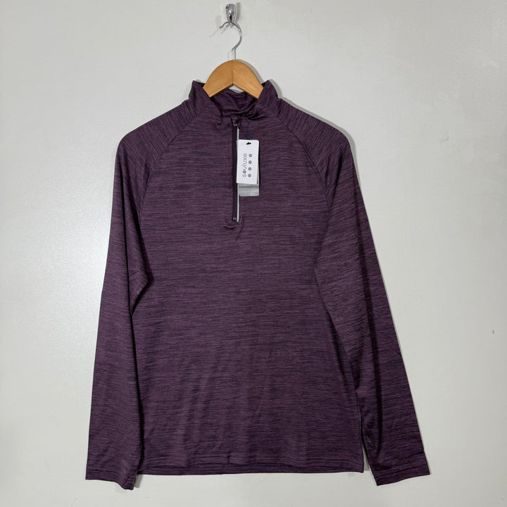 SOULUXE HALF ZIP MOISTURE WICKING ANTI BACTERIAL SPORT PULLOVER BRAND NEW