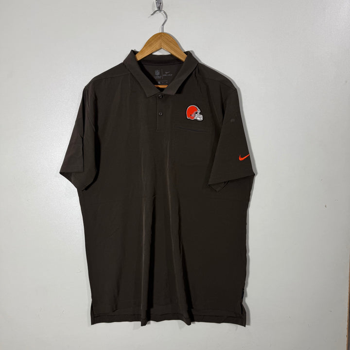 NIKE DRI FIT SPORT POLO TSHIRT BROWN COLOUR
