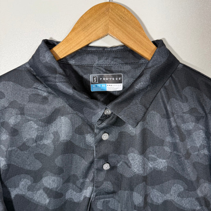 PGA TOUR CAMOUFLAGE SPORT POLO TSHIRT
