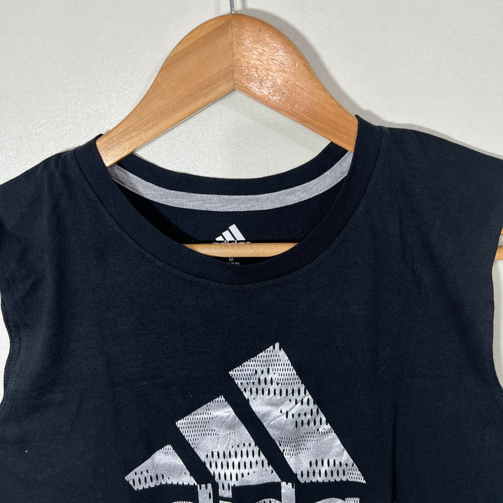 ADIDAS COTTON SLEEVES LESS