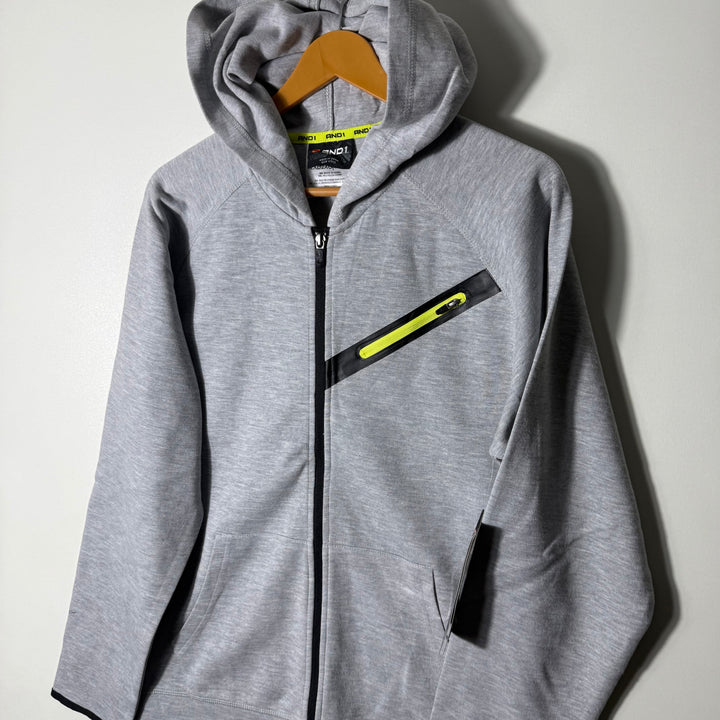 AND1 TECH FLEECE JACKET BRAND NEW GREY COLOUR
