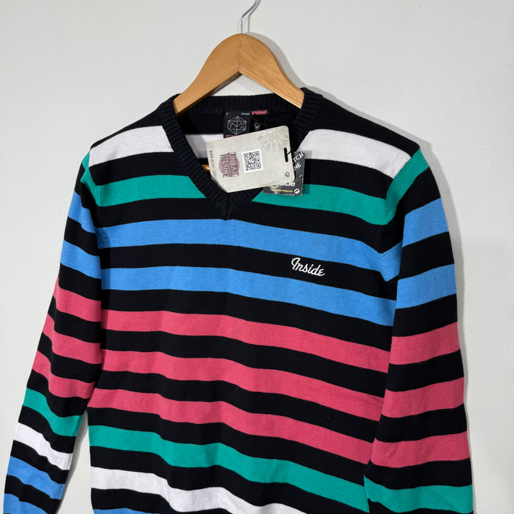 UNBAN INSIDE V NECK COTTON SWEATER BRAND NEW