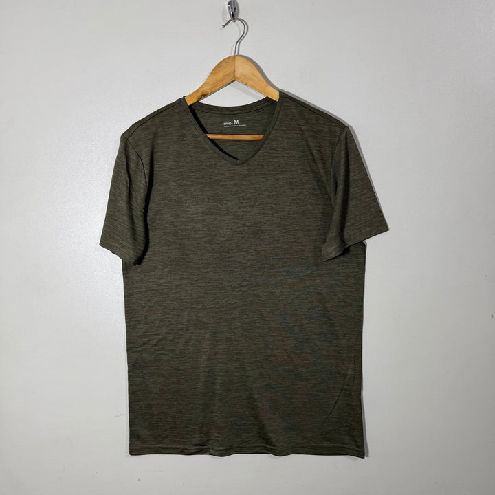ANKO ACTIVE V NECK SPORT TSHIRT GREEN COLOUR LP