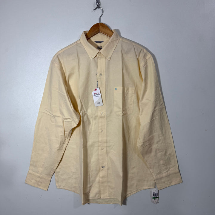 IZOD BUTTON DOWN RELAXED CLASSIC FIT OXFORD COTTON SHIRT BRAND NEW